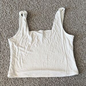Women's White Sleeveless Top-dry goods